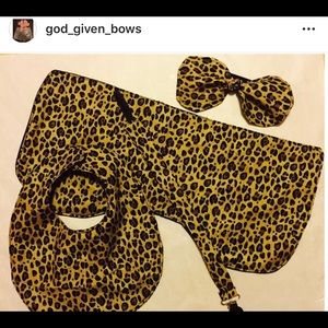 Baby bibs, pacifier holders, matching skirts, burp